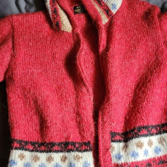 Hooded Alpaca sweater - Picture 2 of 3